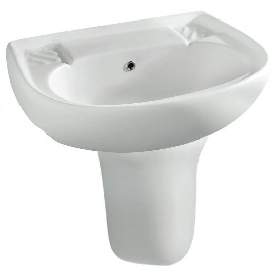 Almo Wash Basin with Half Pedestal