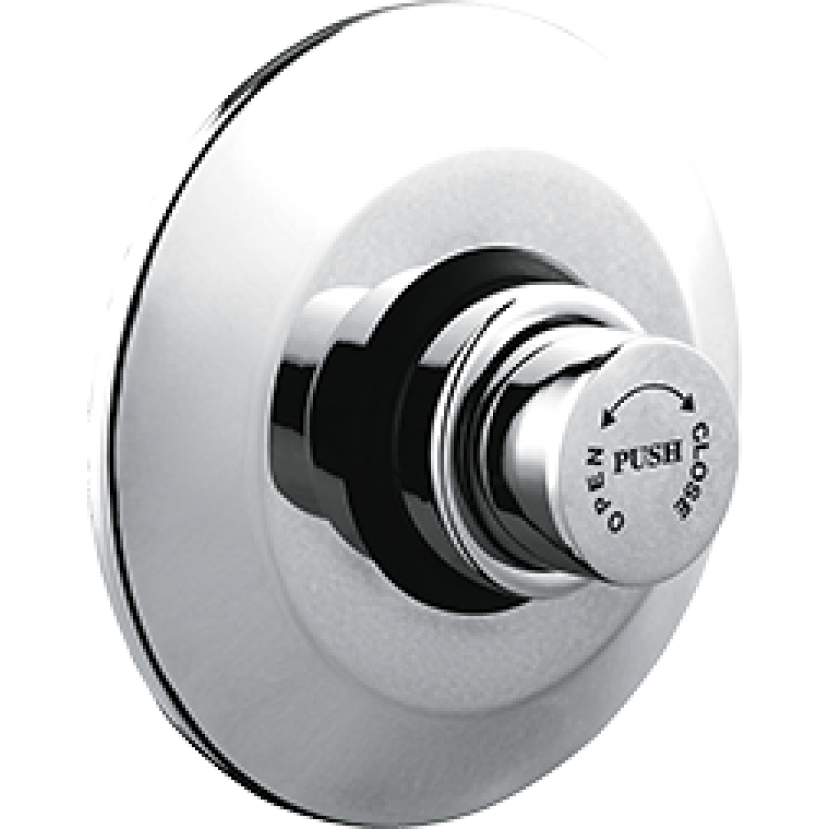 Concealed flush valve 40 mm single flush