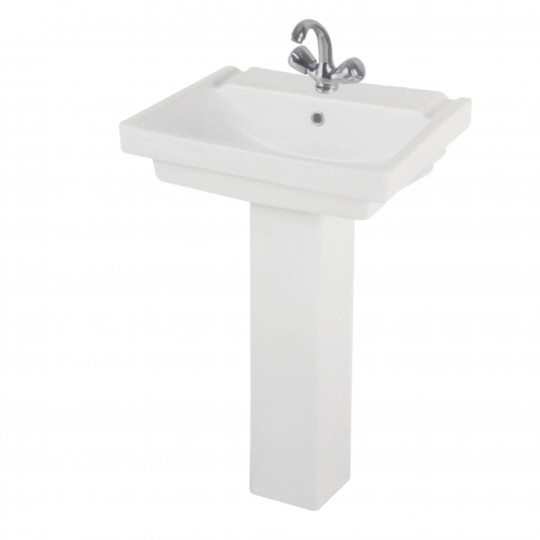 Adina Wash Basin with Full Pedestal