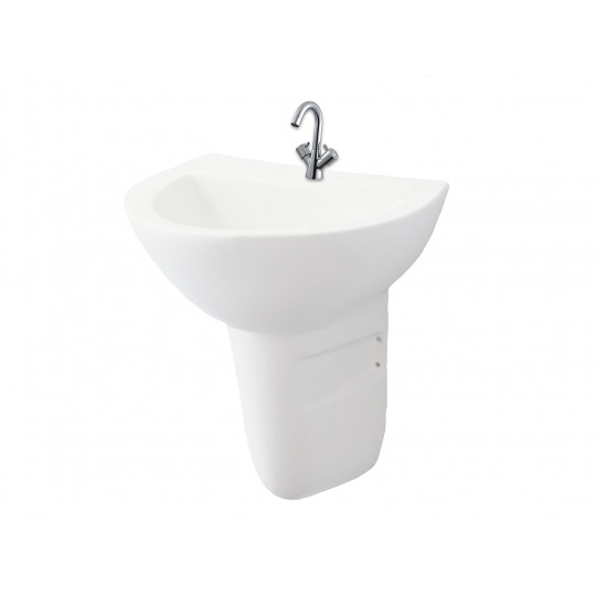 Alight Wash Basin with Half Pedestal