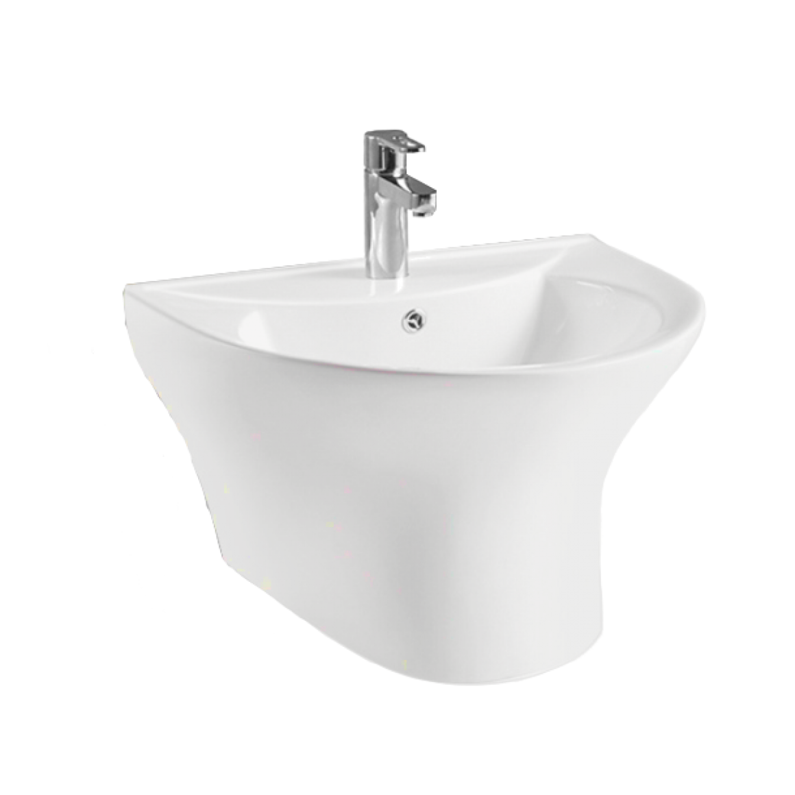 Arabian Integrated Pedestal Wash Basin