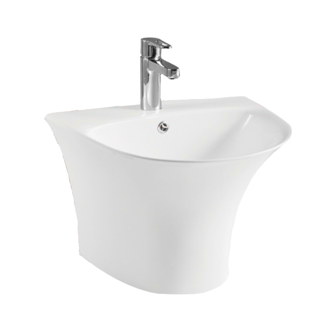 Arika Integrated Pedestal Wash Basin